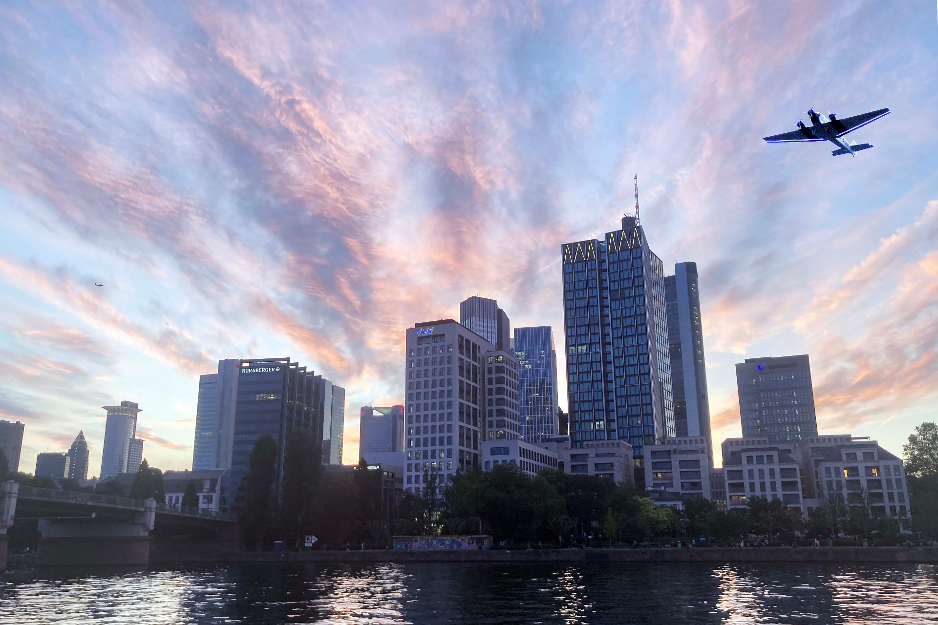 Vista de Frankfurt Meno